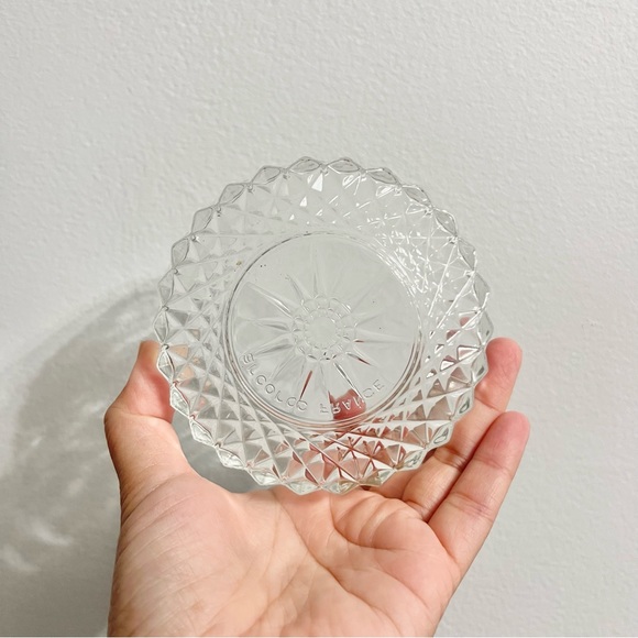 Vintage Arcoroc France Cut Glass Bowls Diamont Set of 5 Read Notes - Picture 6 of 9